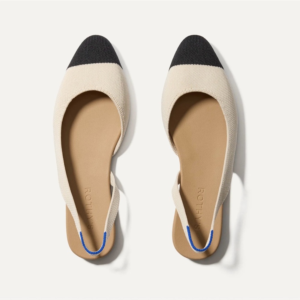 Rothy's Conch Captoe Slingbacks